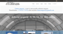 Desktop Screenshot of futureangarai.lt